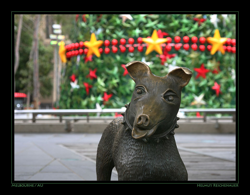 Christmas Decoration in Swanston Street I, Melbourne, VIC / AU