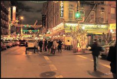 Christmas decoration, Little Italy, New York