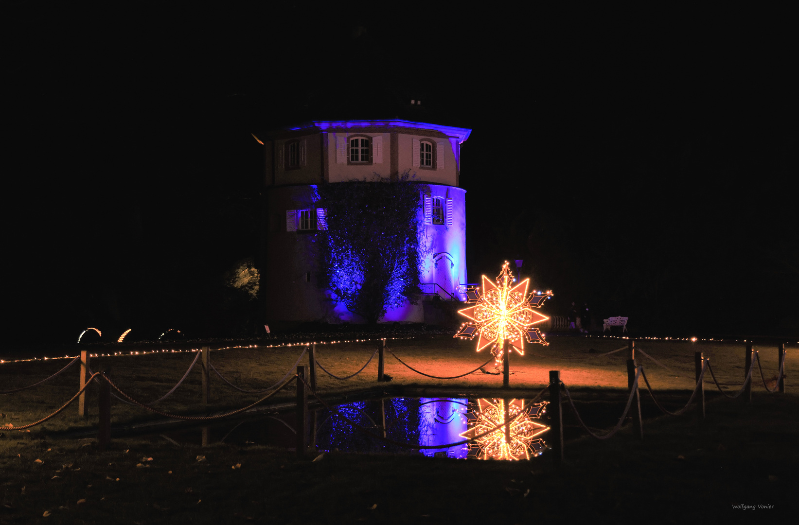 Christmas Garden auf der Insel Mainau. 