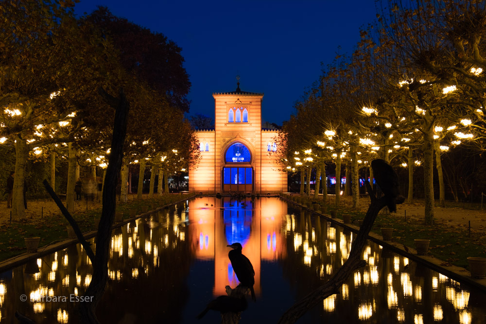 Christmas Garden in der Wilhelma, Stuttgart Foto &amp; Bild