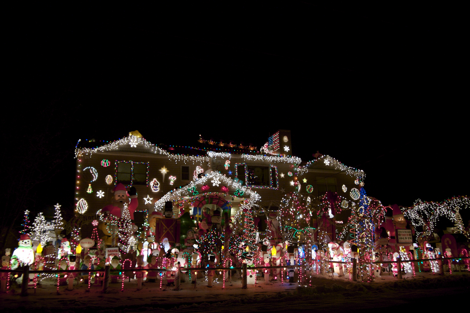 Christmas house in New Jersey