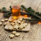 christmas teatime with butter cookies