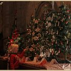 christmas trees in Corbridge Church