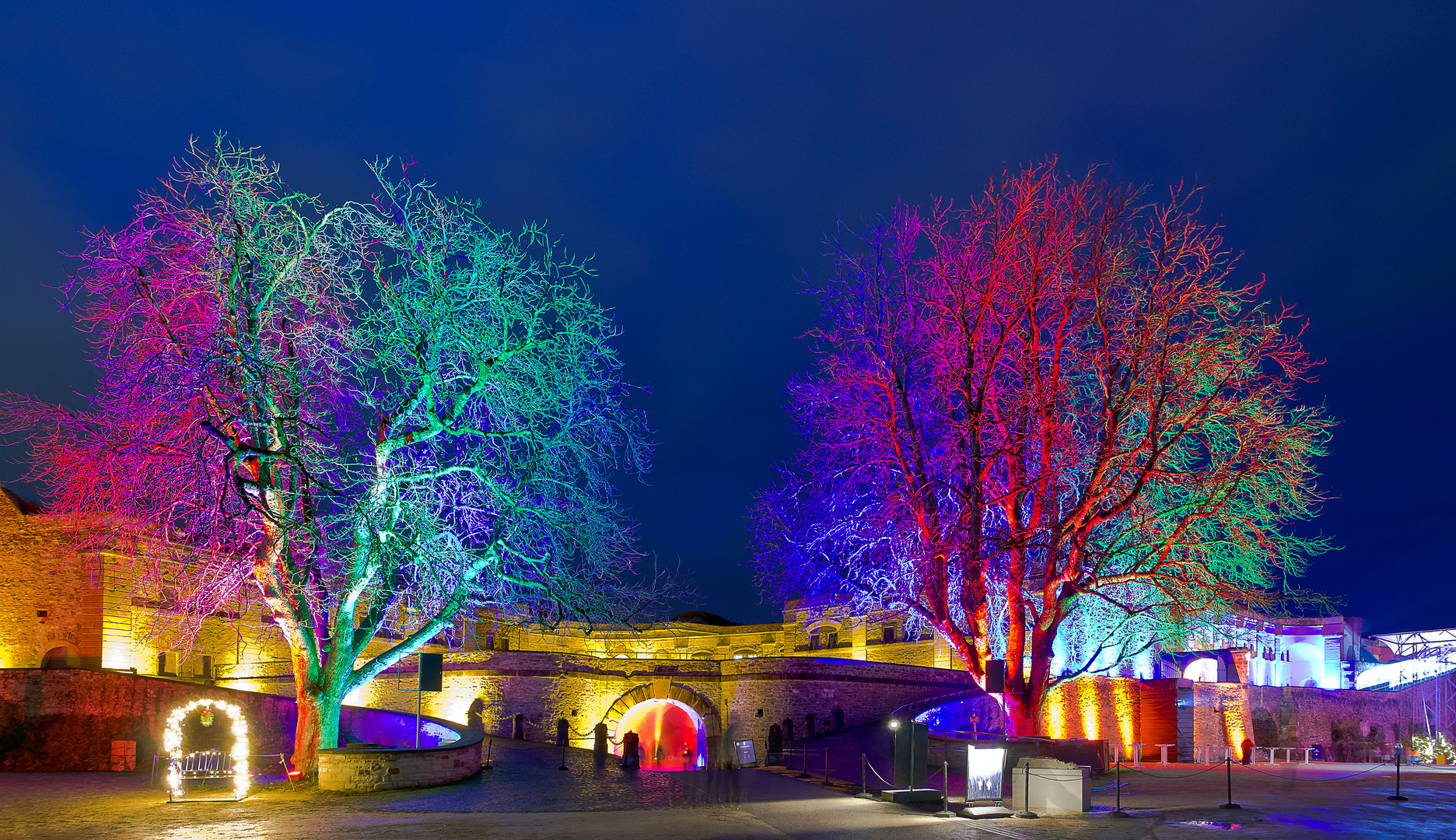 Christmasgarden, auf der Festung Ehrenbreitstein