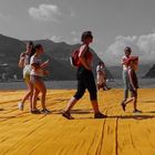 Christo am Lago d Iseo