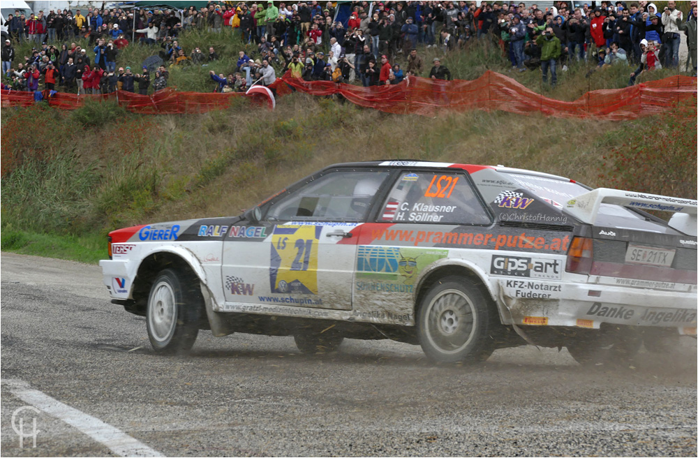 Christof Klausner im Audi Quattro