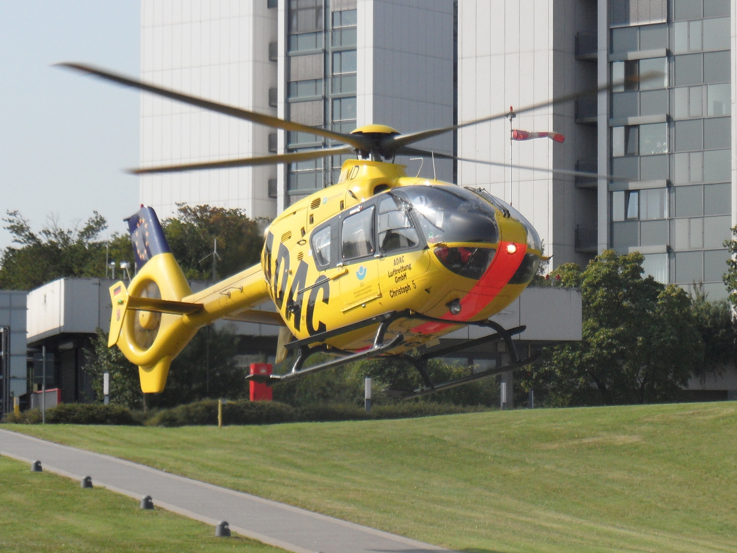 Christoph 5 - Rettungshelicopter an der BGU Ludwigshafen