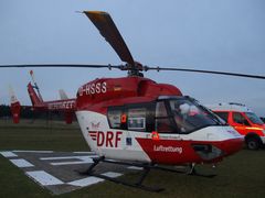 Christoph Europa 5 am HLP in Nebel auf Amrum