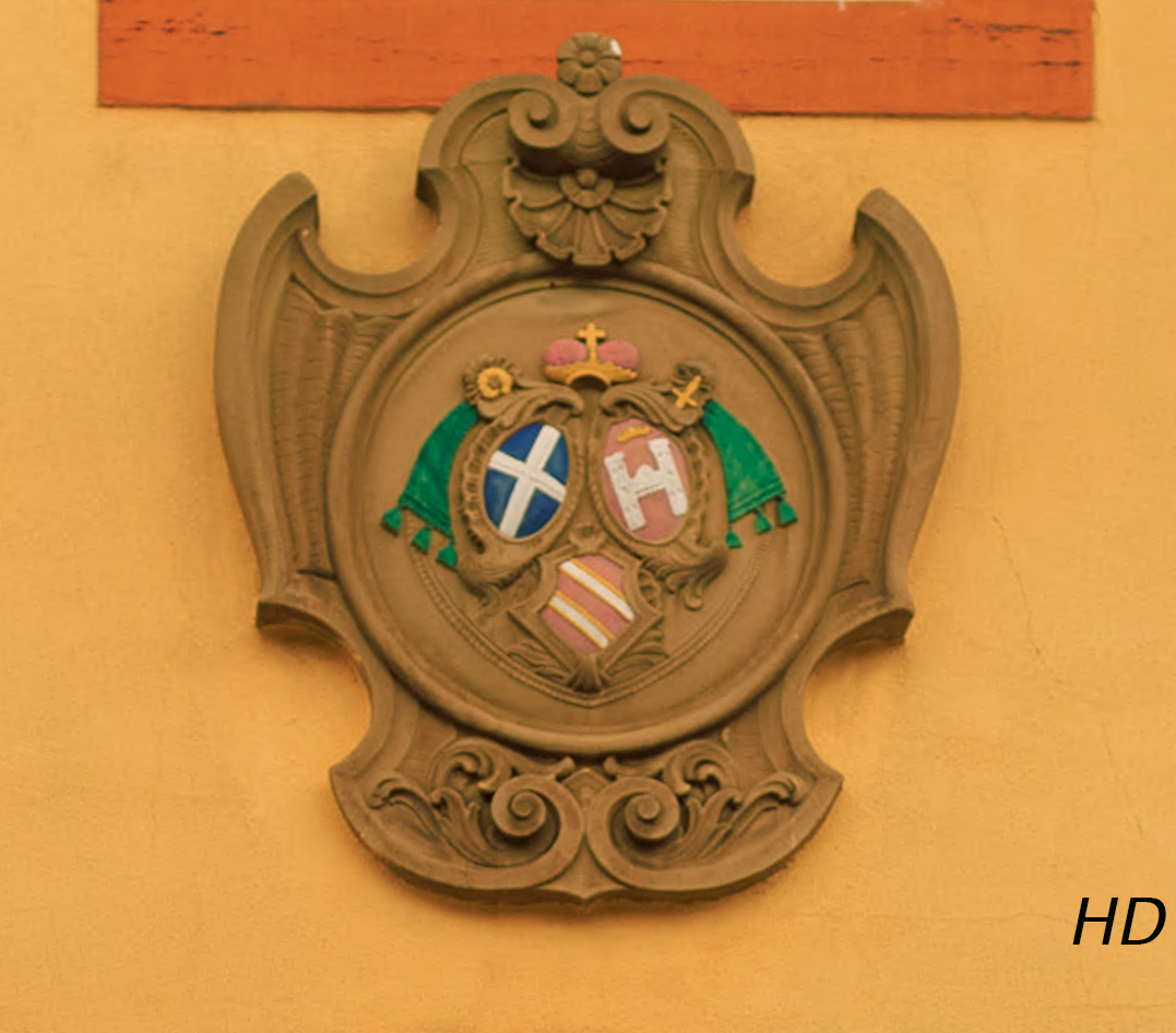 Christoph von Hutten - Wappen am Jägerhaus 