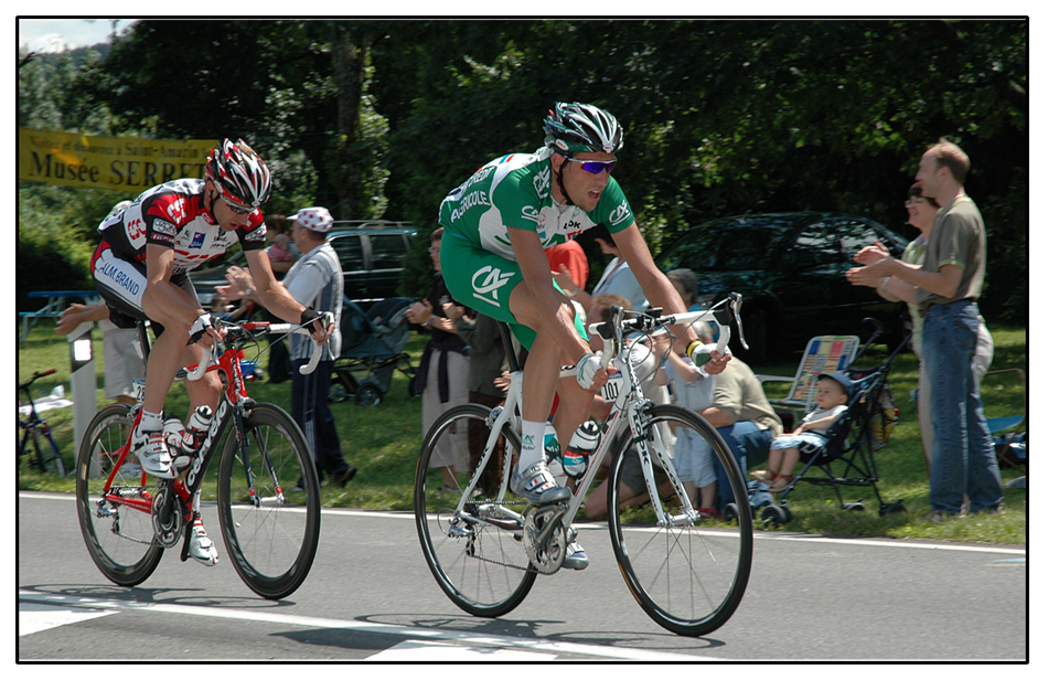 Christophe Moreau und Jens Voigt (li.)