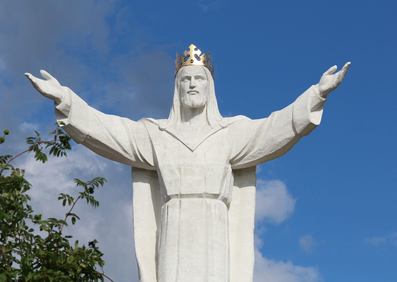 Christus-König-Statue, Detail