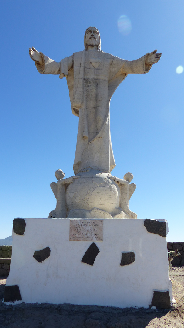 Christus-Statue in Artenara - Gran Canaria