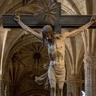 Christusstatue im Chor des Mosteiro dos Jeronimos