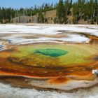 Chromatic Pool im Upper Geyser Basin, Yellowstone National Park