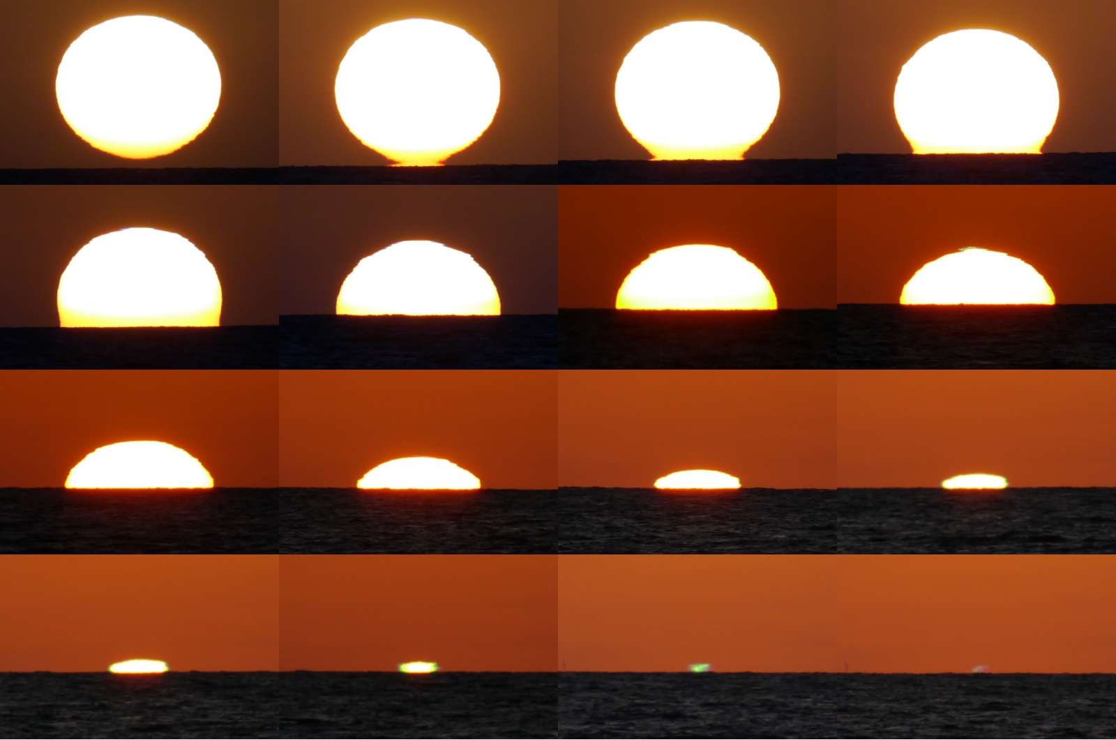 Chromatische Abberation der Atmosphäre