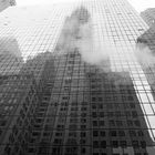 Chrysler Building hinter den Spiegeln