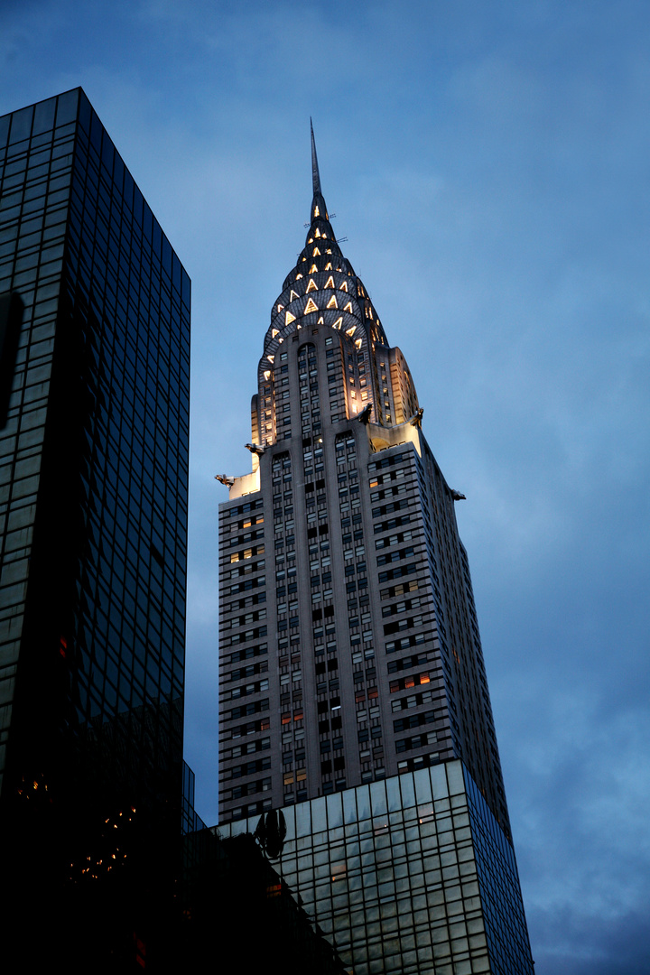 Chrysler Building in der Dämmerung