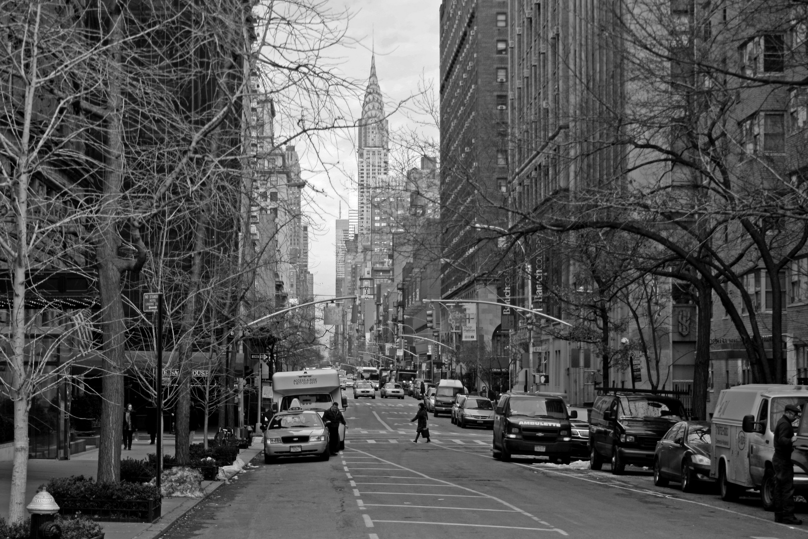 Chrysler building in the background