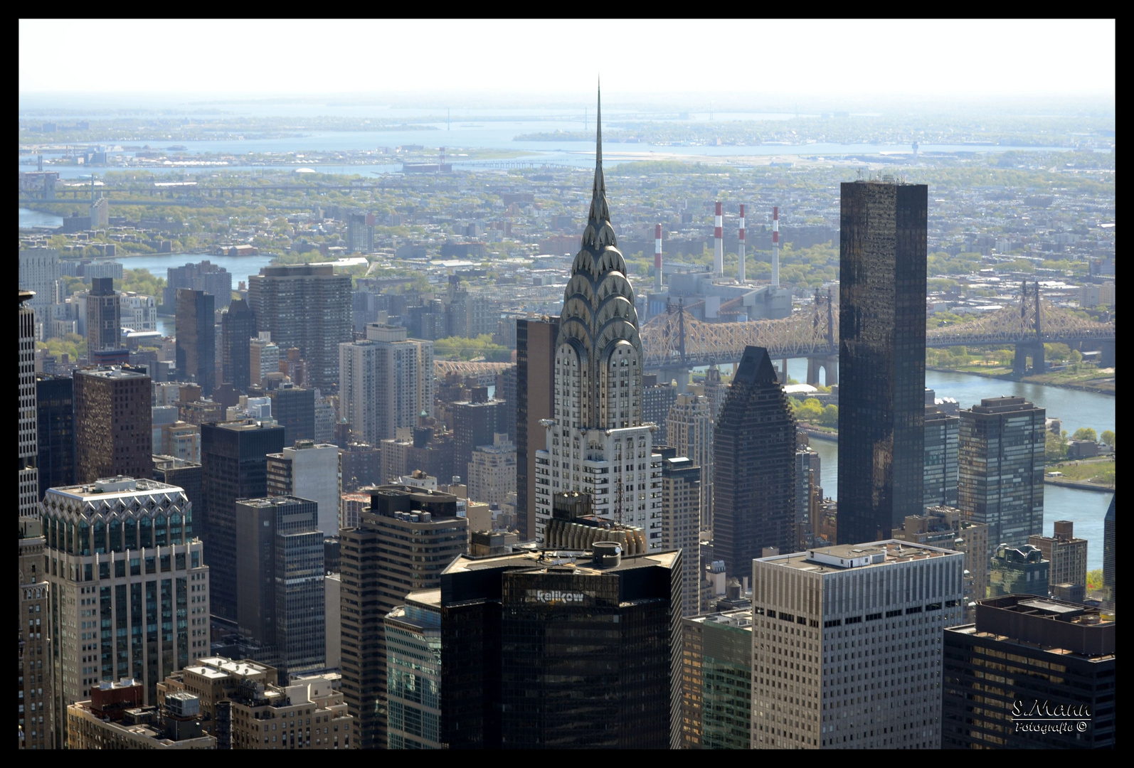 Chrysler Building vom Empire State Building