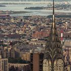 Chrysler Building vom Empire State Building aus gesehen.