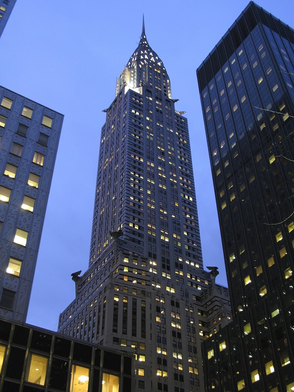 Chrysler Building zur Blauen Stunde (Re-Upload)