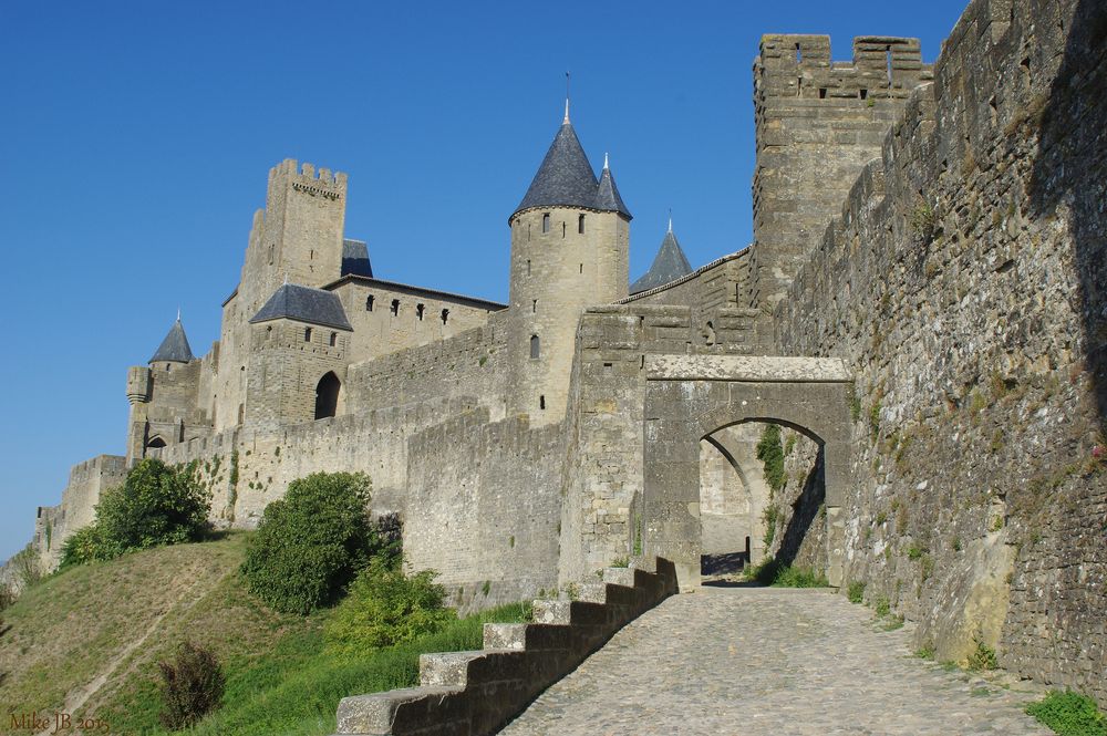 Château Comtal und Port d'Aude