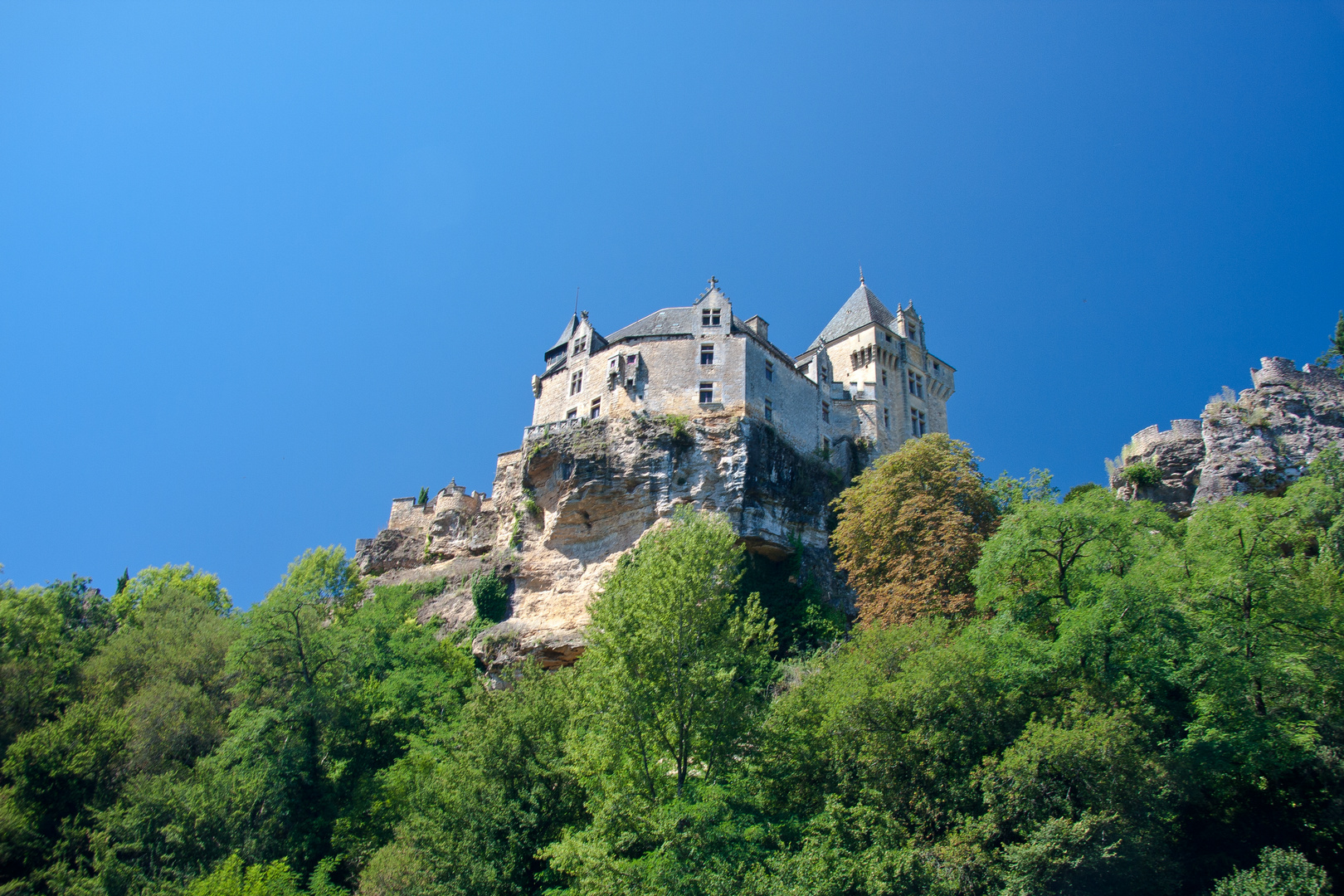 Château de Montfort, Dordogne, Frankreich