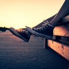 Chucks im Sonnenuntergang