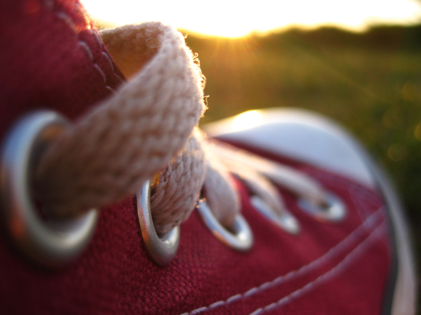 chucks vs sunset