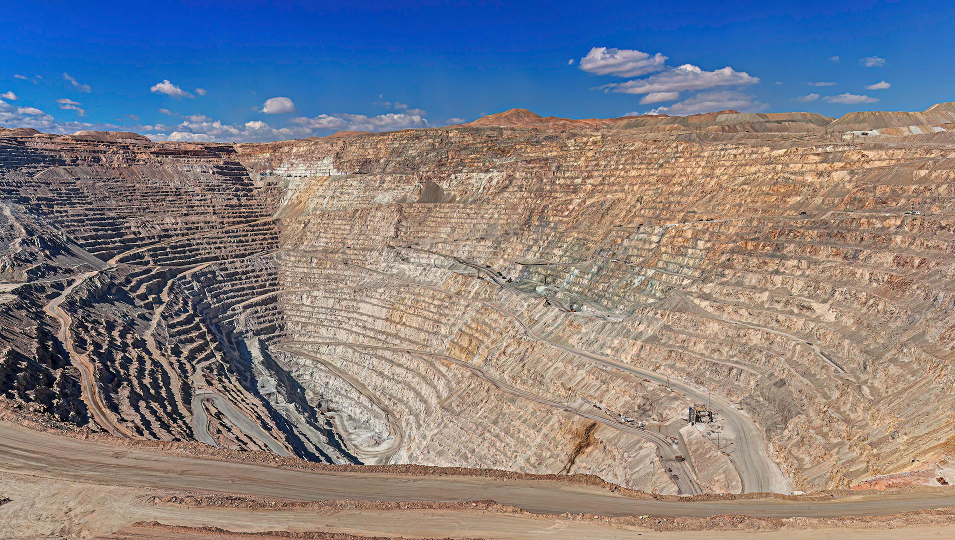 Chuquicamata Kupfermine bei Calama