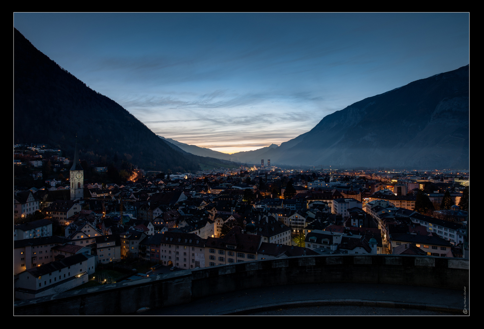 Chur-Abenddämmerung