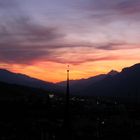 Chur kurz nach Sonnenuntergang