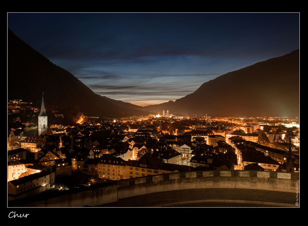 Chur von der Haldenhütte