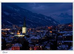 Chur Winterabendstimmung