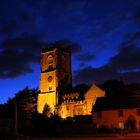 Church at dusk