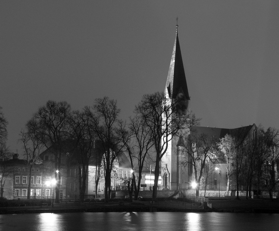 Church at night