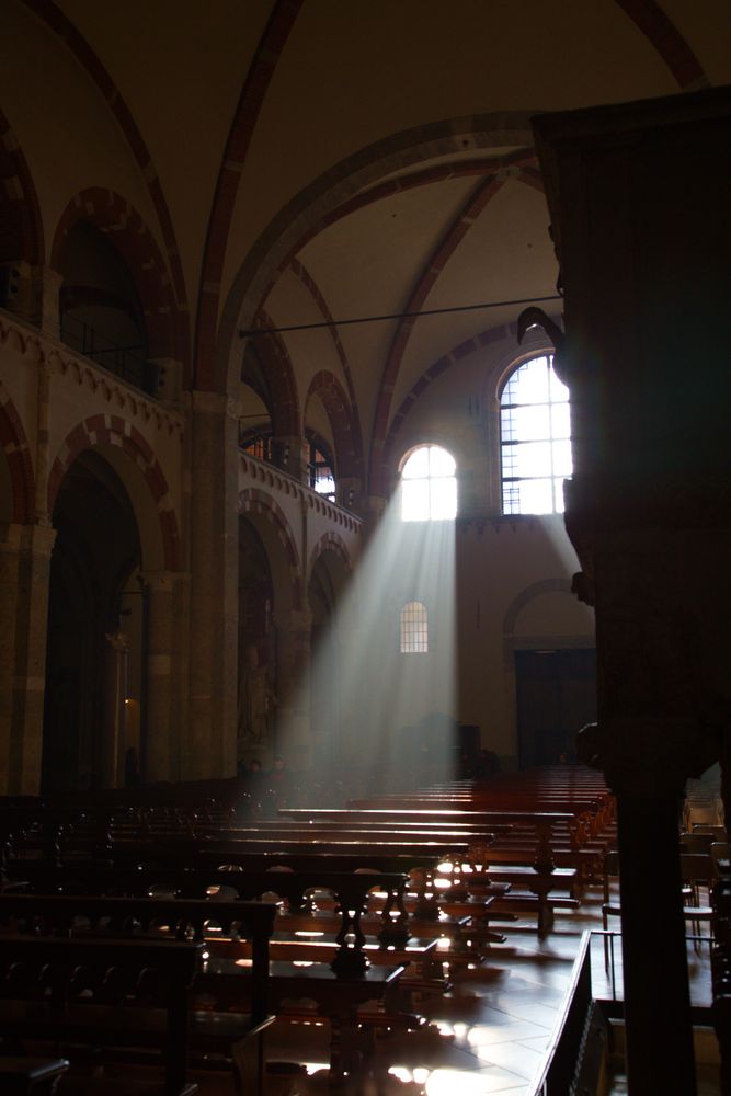 Church at sundet