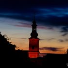 church by night