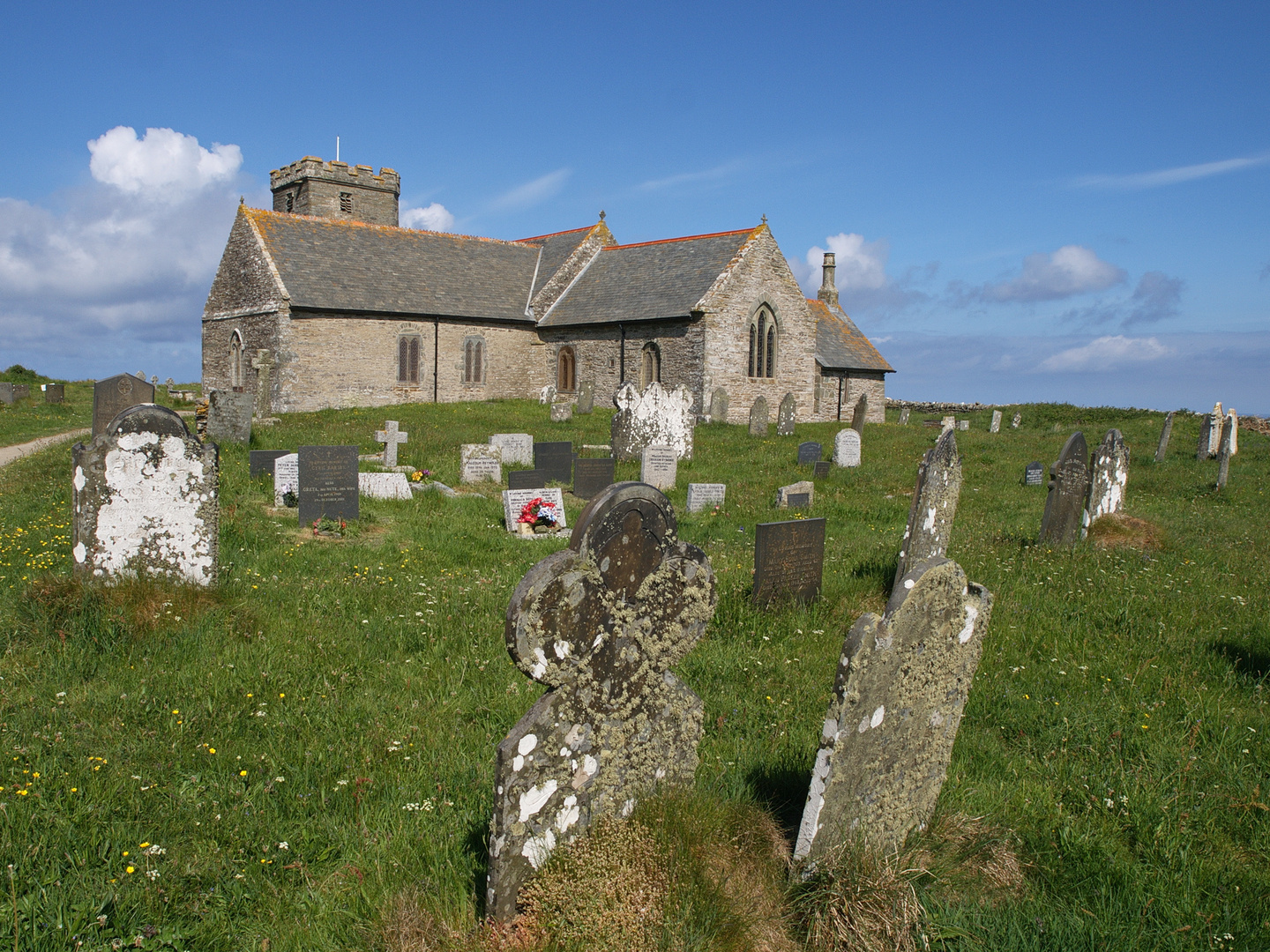 church & cemetery