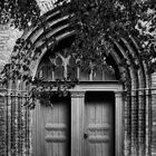 ... church doors ...