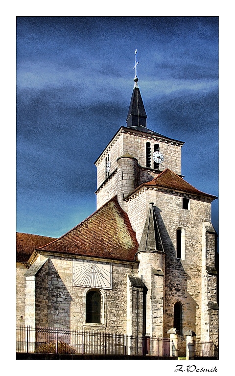 Church in France. City Beeze