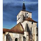 Church in France. City Beeze