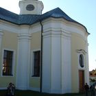 Church in Zvole- tower in shape of prince`s cap