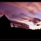 Church of Good Sheppard, Lake Tekapo bei Sonnenuntergang