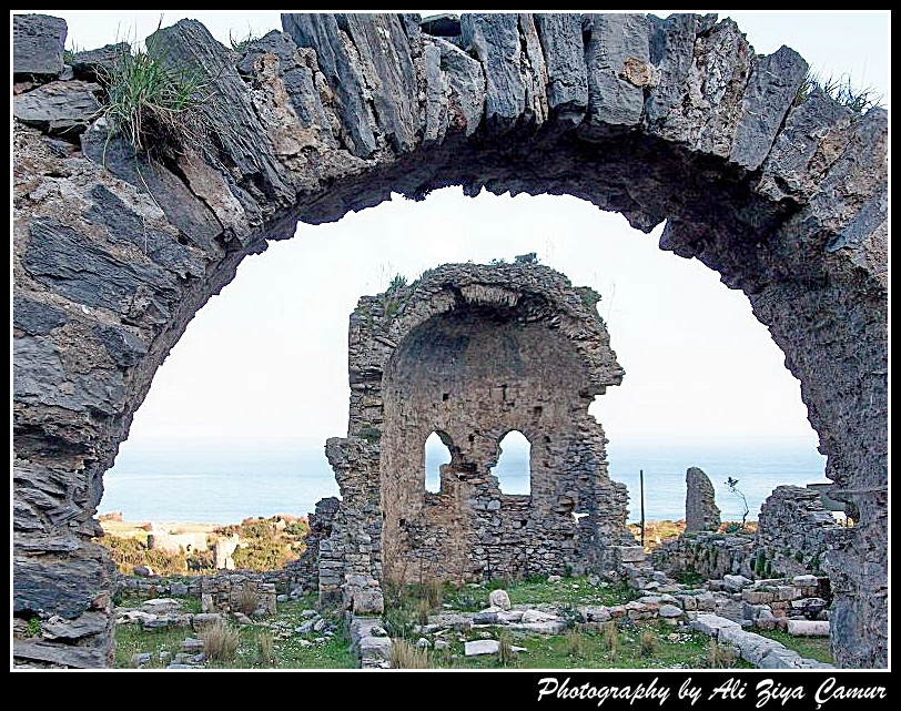 Church of the Necropolis in the Antique Town of Anamurium