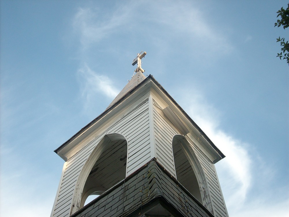 Church Steeple in color