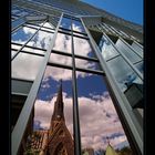 Church thru window...