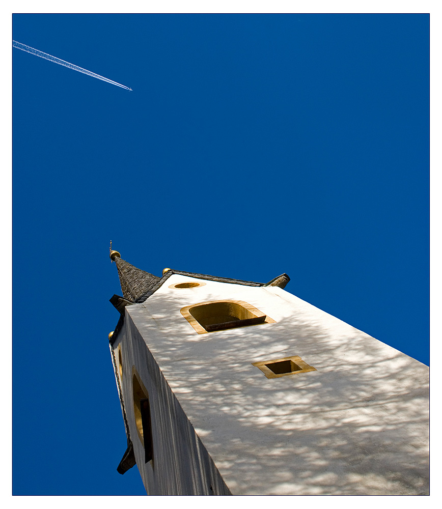 church tower meets air power