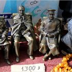 Churchill, Roosevelt & Stalin als Bronze Figuren