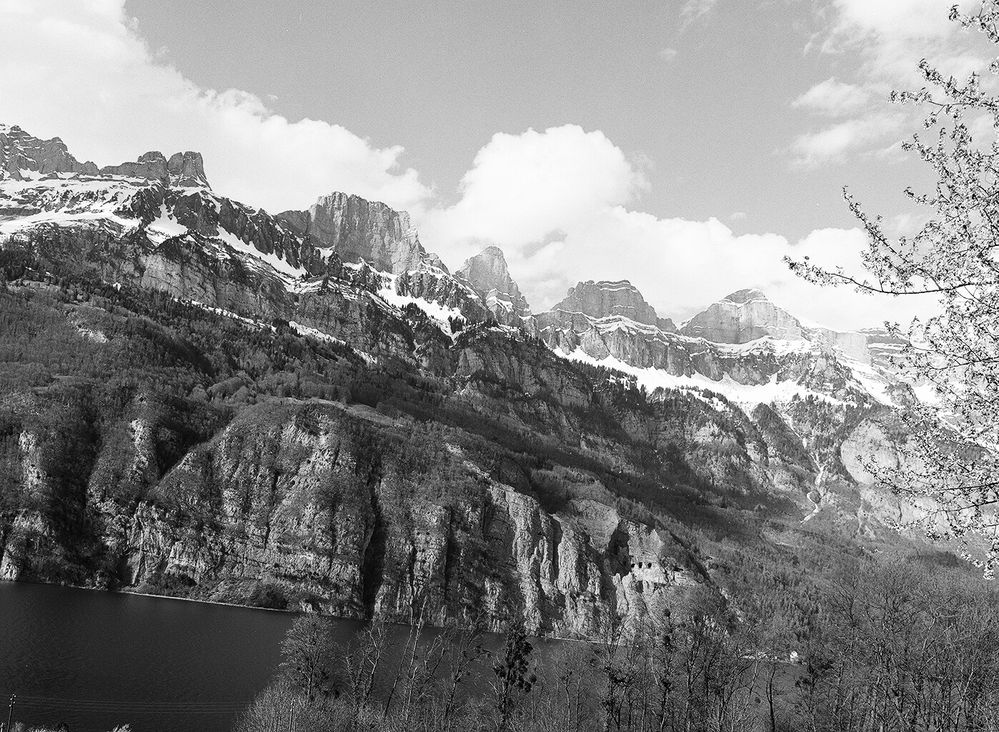 Churfirsten am Walensee in SW